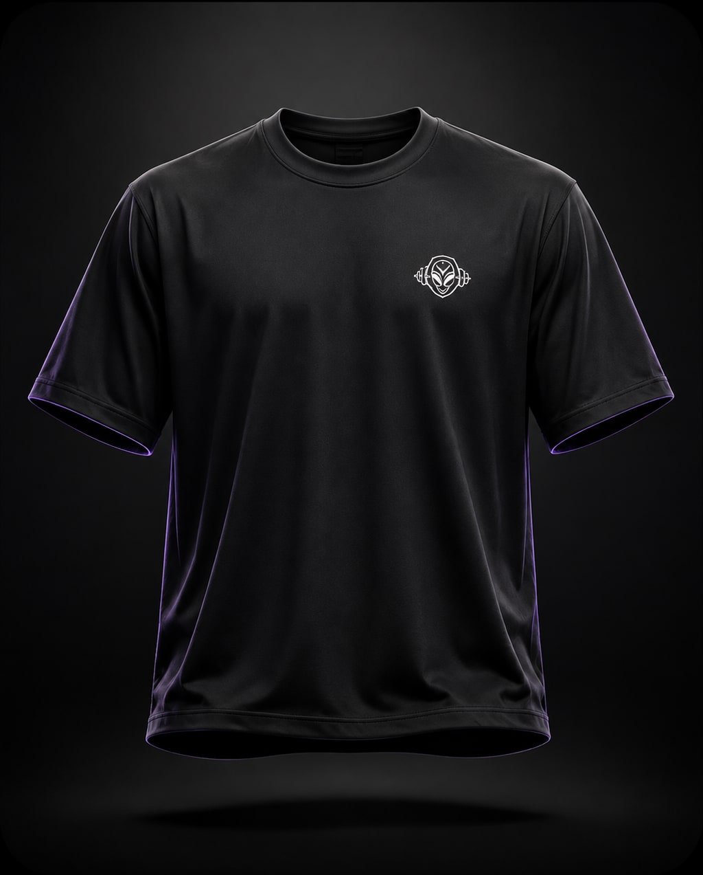 Alien 001 Black, camiseta oversized